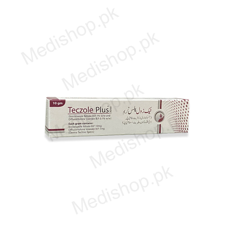 Teczole Plus Cream 10gm skincare treatment derma techno pakistan