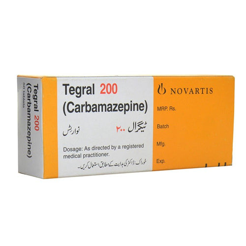 Tegral 200 Tablets Carbamazepine ﻿Novartis Pharma