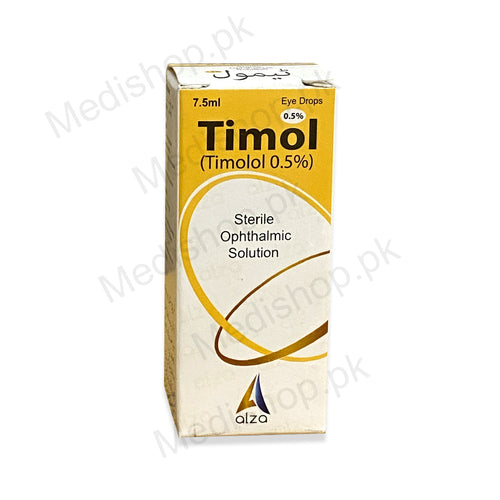 Timol eye drops 7.5ml timolol 0.5% Alza pharma