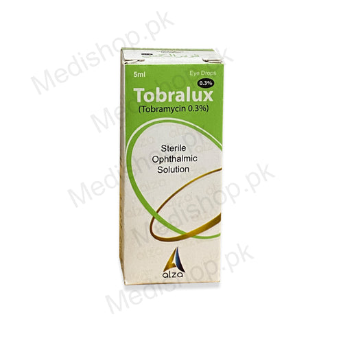     Tobralux 0.3% Eye drops Tobramycin 5ml Alza pharma