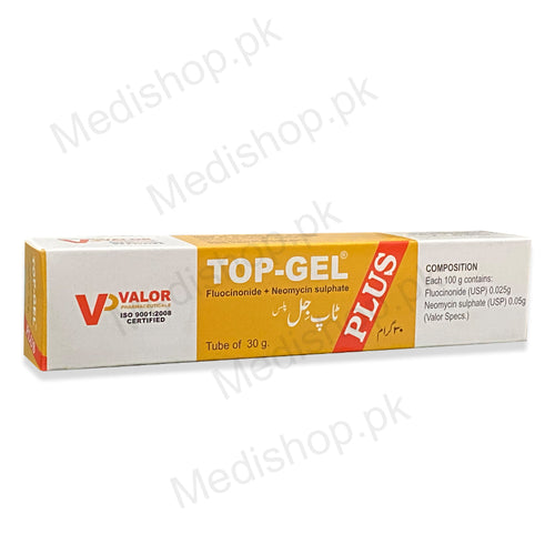 Top-Gel Plus fluocinonide+neomycin sulphate 30gm valor pharma