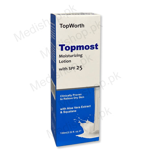Topmost Moisturizing Lotion 100ml spf25 skin care dry skin 100ml Montis