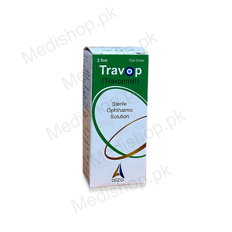    Travop eyedrops 2.5ml travoprost alza pharma