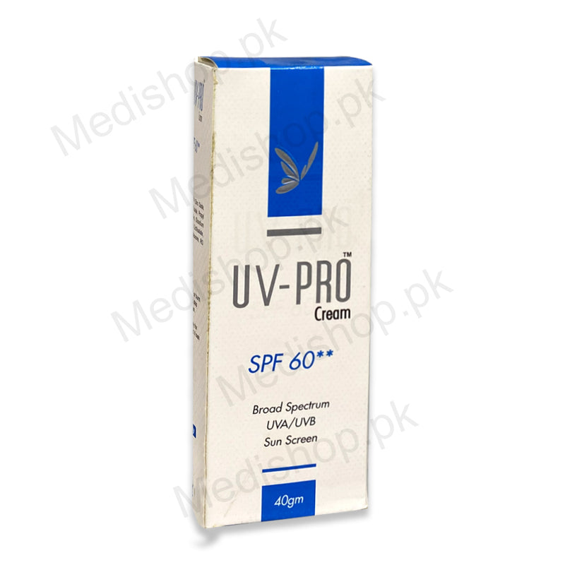 UV-PRO Cream SPF60 sun screen sunblock 40gm topworth healthcare
