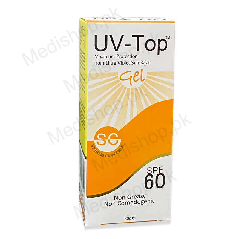 UV-Top Gel SPF60 Sebum Control Sun Screen Suncare Skin care Stiflex Pakistan 30g