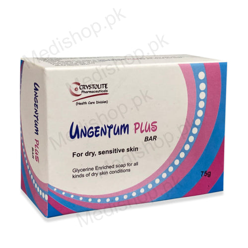    Ungentum plus bar for dry sensitive skin care soap bar crystolite pharma