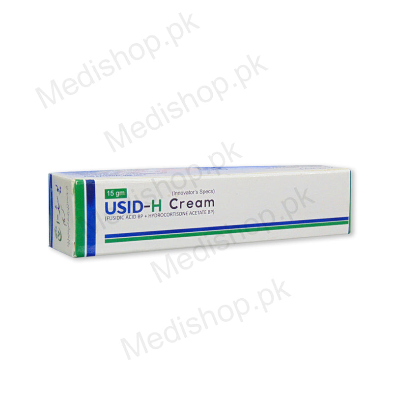 Usid-H cream fusidic acid BP+hydrocortisone acetate BP Glitz Pharma