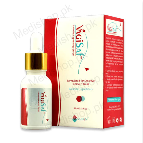 VAGISAF Intimate Lightening Serum whitening sensitive areas private safrinskincare 15ml