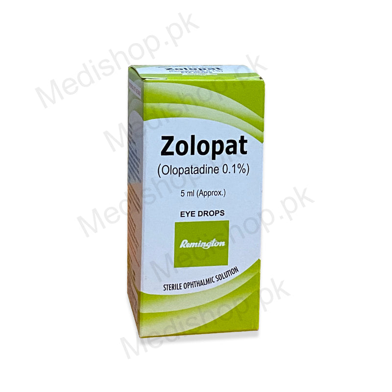 Zolopat Eye Drops 5ml olopatadine 0.1% remington pharma eyecare treatment