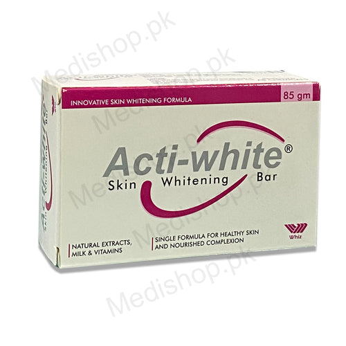 acti white skin whitening bar whiz pharma