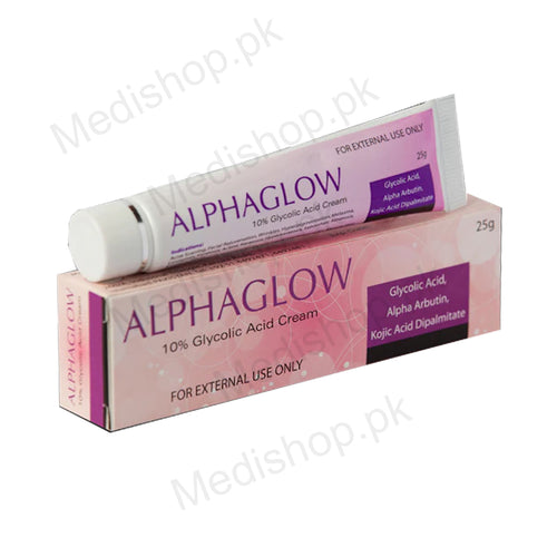  alphaglow cream glycolic acid alpha arbutin kojic acid