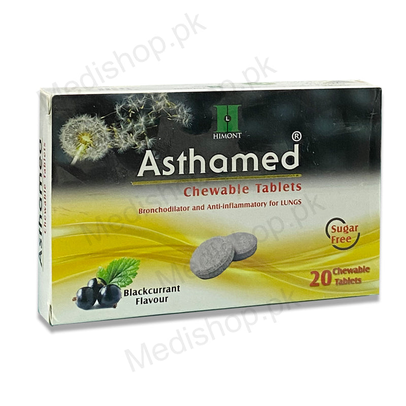 asthamed chewble tablet sugar free himont pharma