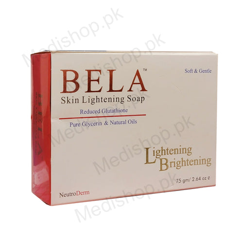bela skin lightening soap reduce glutahione lightening brightening neutro derm pharma