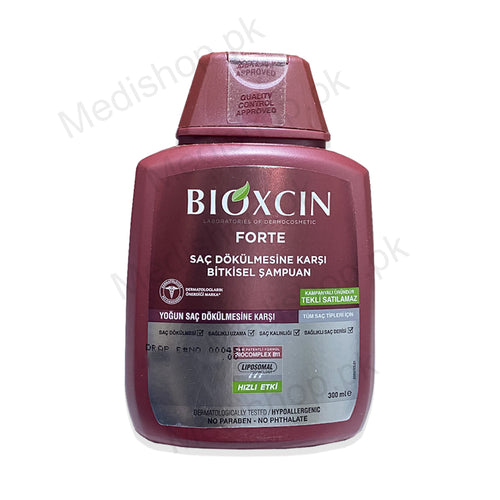 bioxsine forte intensive hair loss shampoo botanical laboratories
