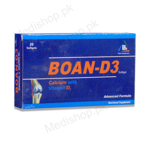 boan d3 softgels nutritional supplement calcium vitamind3