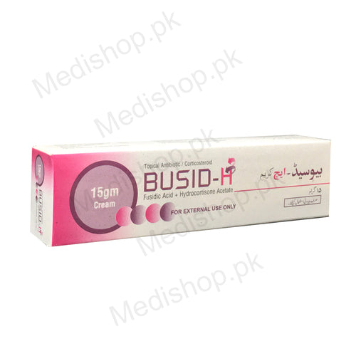 busid-h fusidic Acid+Hydrocortisone Acetate antibiotic skin treatment Bio-Labs 15gm