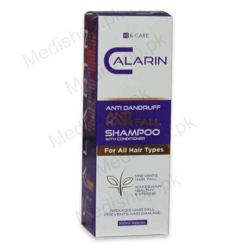   calarin anti dandruff anti hairfall shampoo conditioner hair treatment H & care