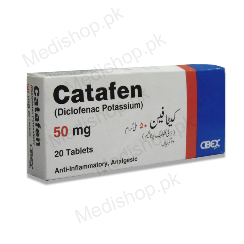 catafen diclofenac potassium 50mg tablet cibex