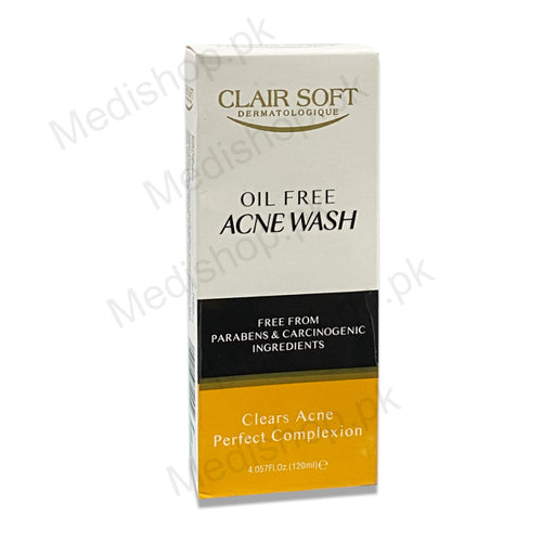 clair soft oil free acne wash clears acne perfect compexion