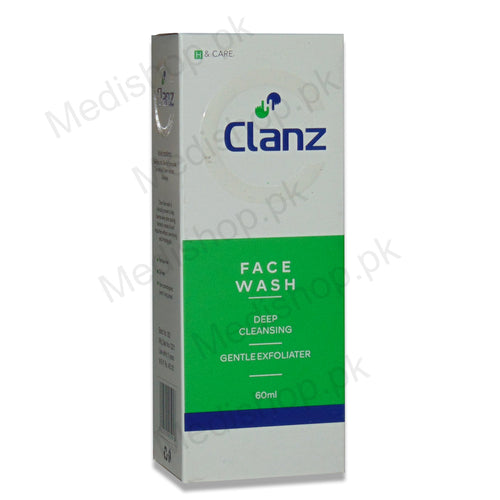 clanz anti acne face wash deep cleansig 60ml