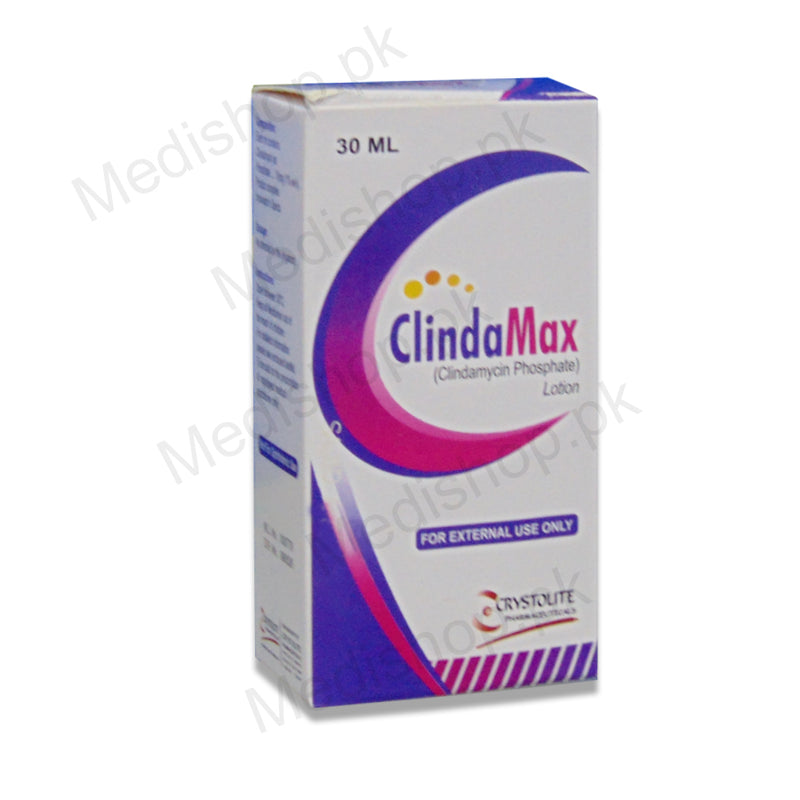     clinda max clindamycin phospate lotion crystolite pharma