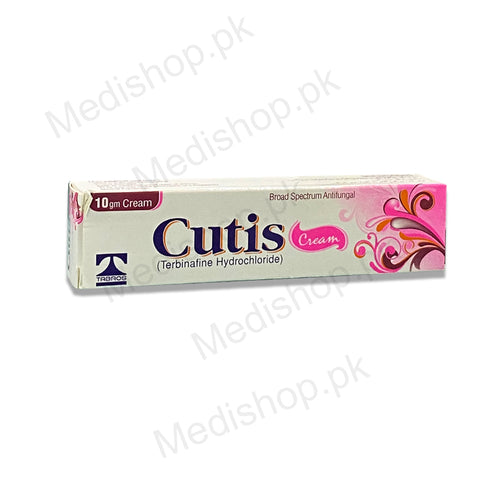 cutis cream 10gm terbinafine hydrichloride tabros pharma