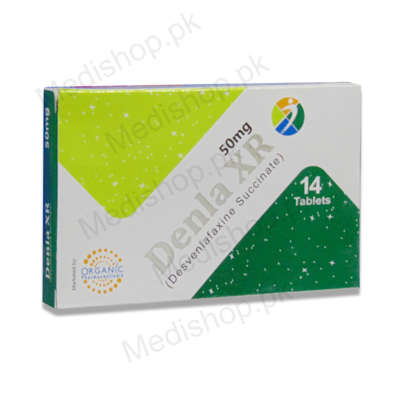 denla xr 50mg tablet desvenlafaxine succinate organic pharma