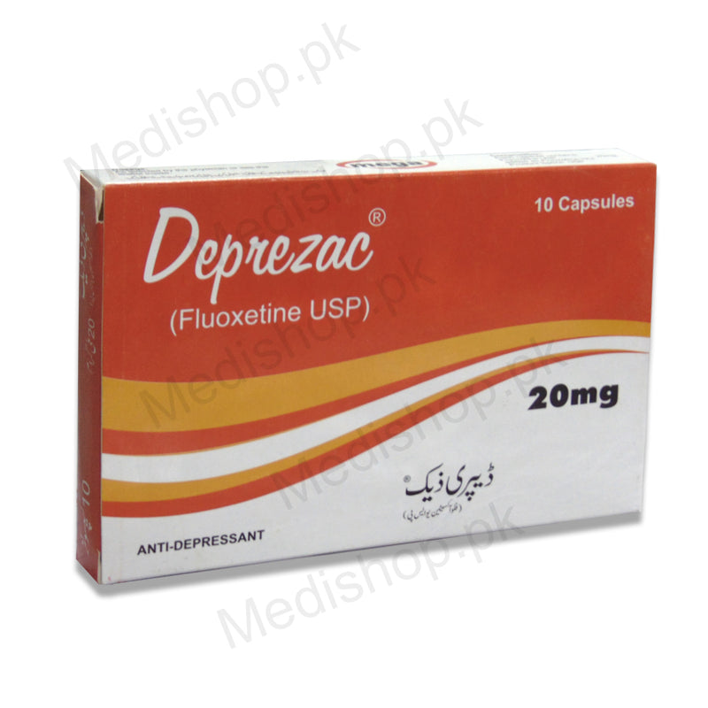 deprezac 20mg capsule fluoxetine mega pharma