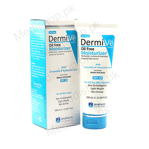   dermive oil free moisturizer lotion by jenpharm
