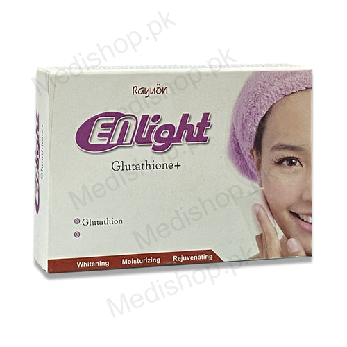 enlight soap glutathione whitening moisturizing rejuvnating rayuon pharma