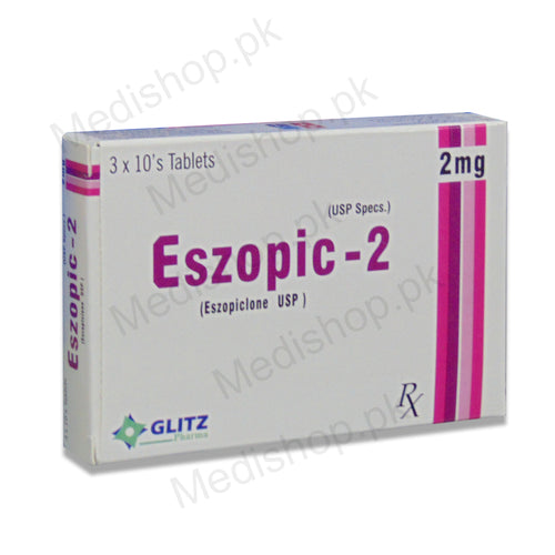 eszopic 2 eszopiclone glitz pharma