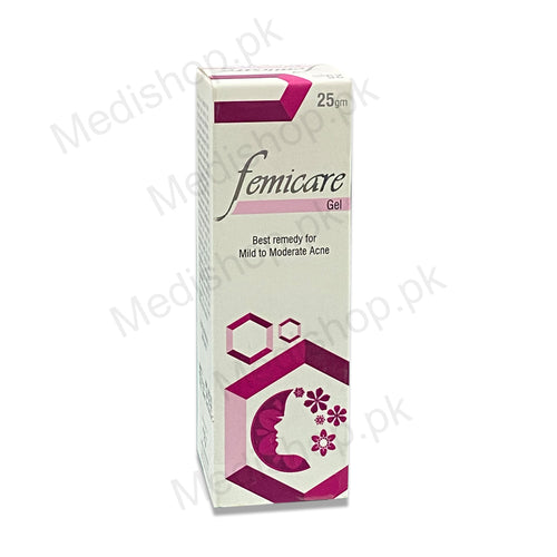    femicare gel 25gm moderate acne whiz pharma