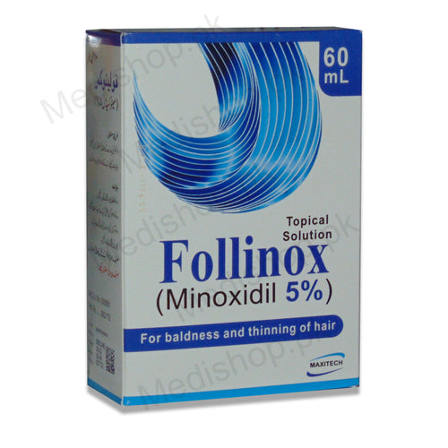 follinox topical solution spray mioxidil 5 maxitech pharma