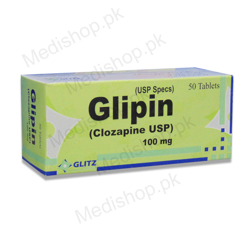     glipin 100mg tablets clozapine glitz pharma
