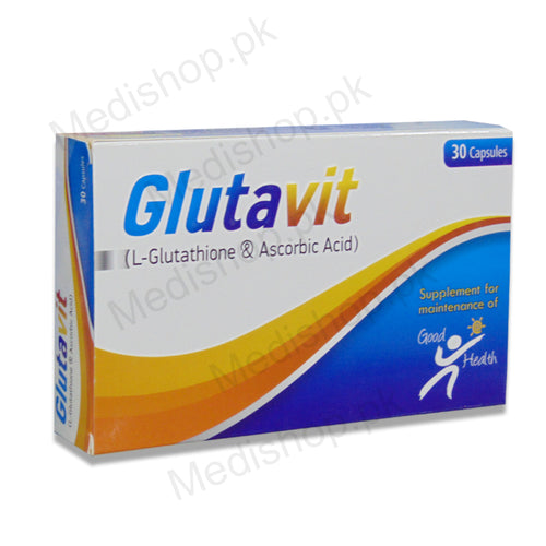 gluta vit capsules l glutathione ascorbic acid crystolite pharma