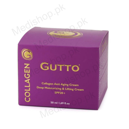 gutto anti aging cream deep moisturizing lifting SPF20 wrinkles