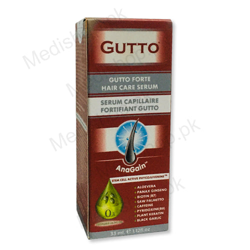 gutto anti hair loss serum anagain 33ml gutto forte hair care serum natural anti hairfall