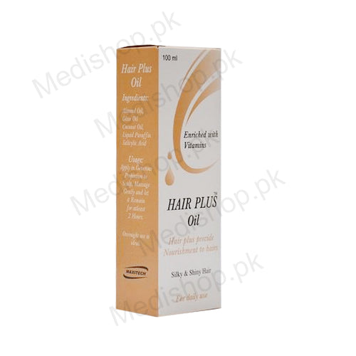 hiar plus oil silky and shiny hair maxitech pharma