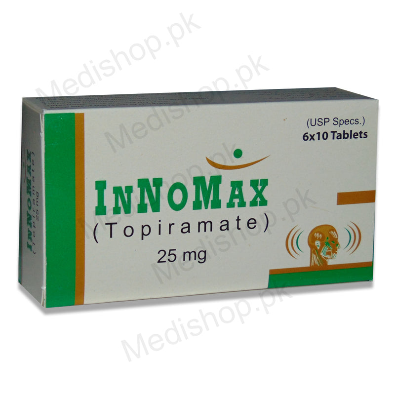 innomax topiramate 25mg tablet