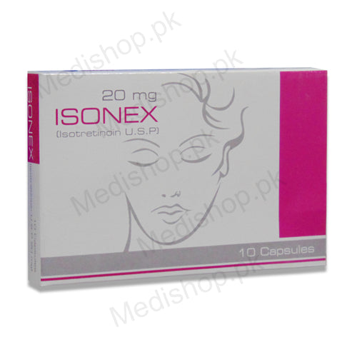  isonex 20mg capsule isotretinon for acnes shrooq pharma