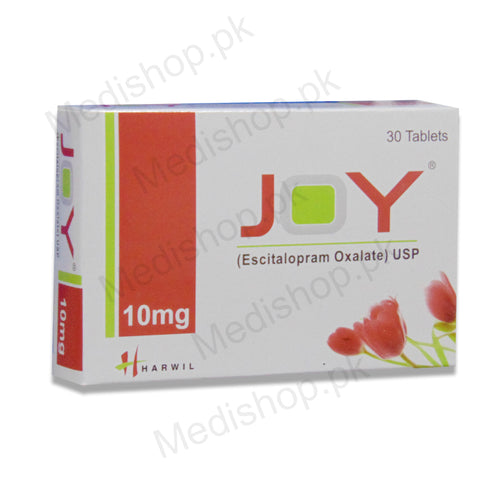 joy 10mg capsules escitalopram harwil pharma