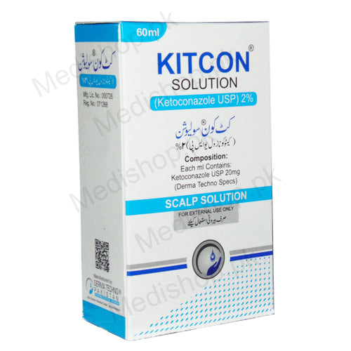 kitcon solution ketoconazole USP 2% Scalp serma techno pakistan