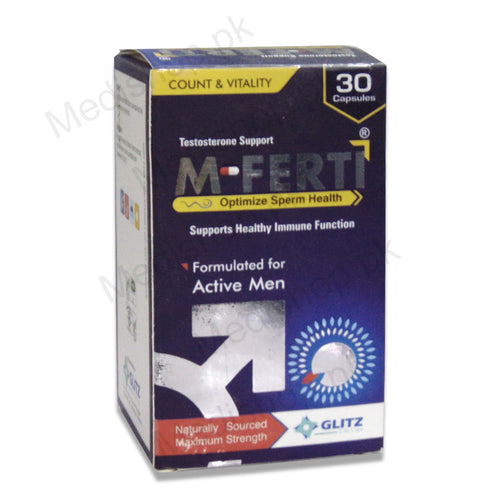 m ferti optimize sperm health active men glitz pharma testosterone support