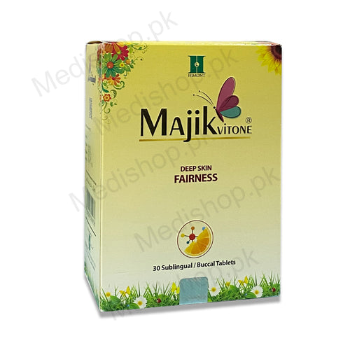     majikvitone deep skin fairness tablets himont tablets