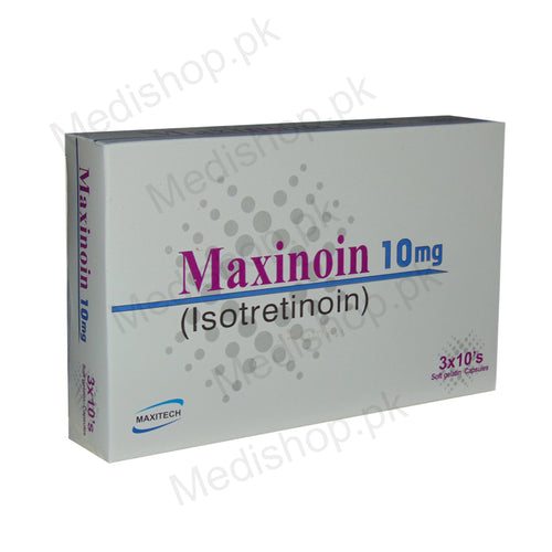 maxinoin 10mg capsule isotretinoin maxitech pharma