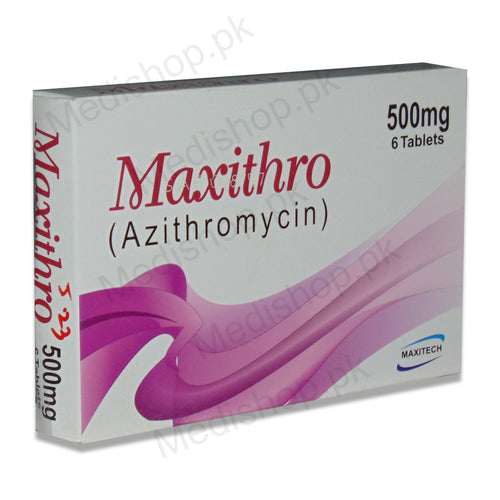maxithro 500mg tablet azithromycin maxitech pharma
