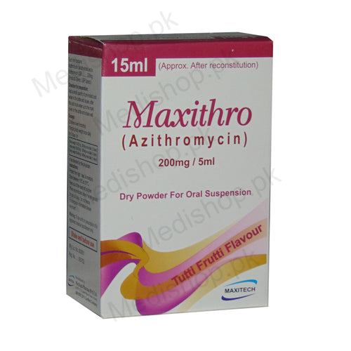 maxithro azithromycin 200mg syrup maxitech pharma