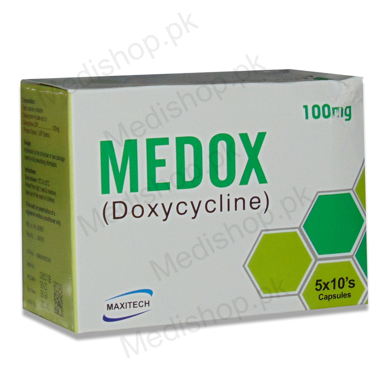 medox 100mg doxycycline maxitech pharma