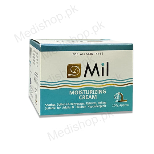 D mil moisturizing cream derma shine pharma