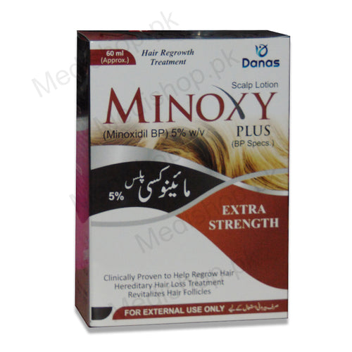 minoxy plus hair spray minoxidil danas pharma hair regrowth hair loss